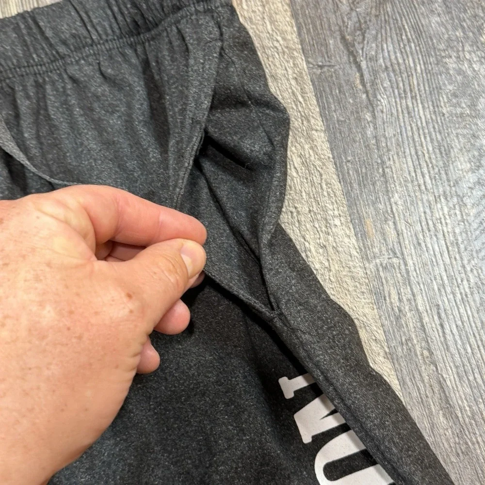 True Religion Loungewear‎ Jogger Pajama Pants Small Gray Logo Lighweight Stretch